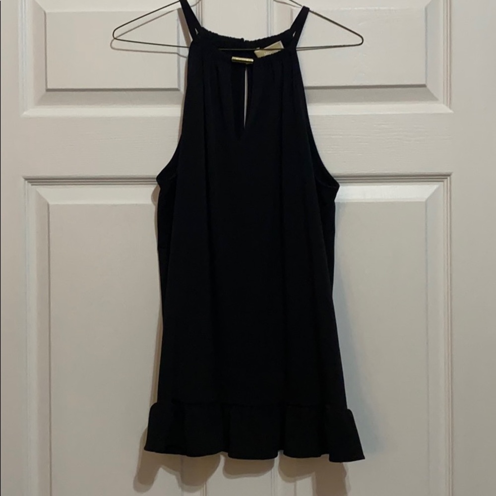 Michael kors key hole blouse